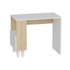 Homemania Computer Desk Paris 90x50x75 cm White and Oak