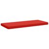 vidaXL 1-Piece Bench Cushion VUGHT 100% Polyester Red 100 x 50 x 5 cm