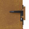 vidaXL Garden Gate 85x125 cm Corten Steel