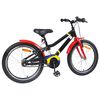 vidaXL Kids Bike 20'' for 6-11 Years Old Black Red