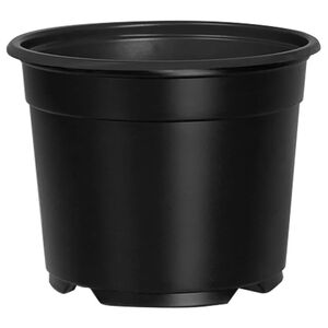 vidaXL Flower Pot 50 pcs Black &Oslash; 10 x 8 cm Plastic