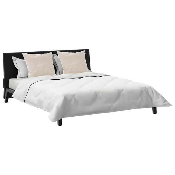 vidaXL Duvet with Pillows 3 pcs White Microfiber and Down Feather