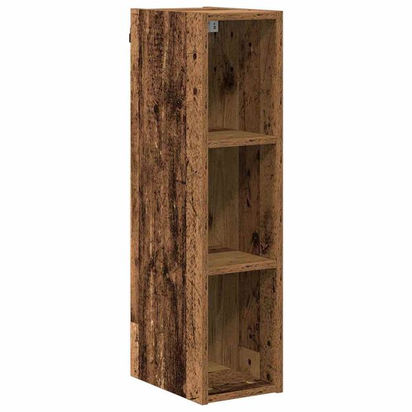 vidaXL Hanging Cabinet Old Wood 20 x 29.5 x 80 cm Engineered Wood