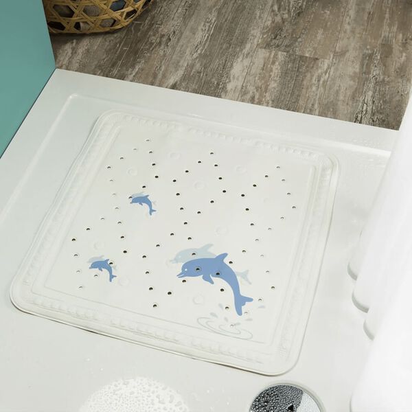 Sealskin Non-Slip Mat Safety Montreal 55x55 cm Blue and White