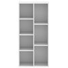 vidaXL Bookcase White 50x25x105 cm Engineered Wood