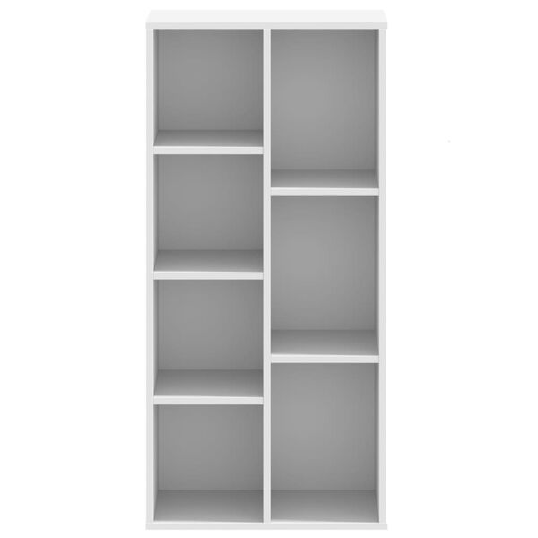 vidaXL Bookcase White 50x25x105 cm Engineered Wood