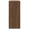 vidaXL Book Cabinet Brown Oak 60x30x71.5 cm Engineered Wood