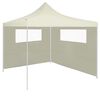 vidaXL Gazebo Sidewall with Windows 6x2 m Cream