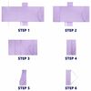 vidaXL Sunlounger Towels 2 pcs Purple 210 x 75 cm