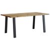 vidaXL Dining Table 150x90x75 cm Solid Wood Acacia