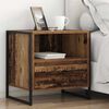vidaXL Bedside Table Old Wood 50 x 39.5 x 50 cm Engineered Wood