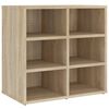vidaXL Shoe Cabinet Sonoma Oak 52.5x30x50 cm