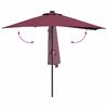 vidaXL Garden Parasol Bordeaux Red 294 x 150 x 223 cm