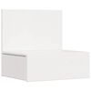 vidaXL Bedside Table White 42 x 32.5 x 40 cm Solid pine wood