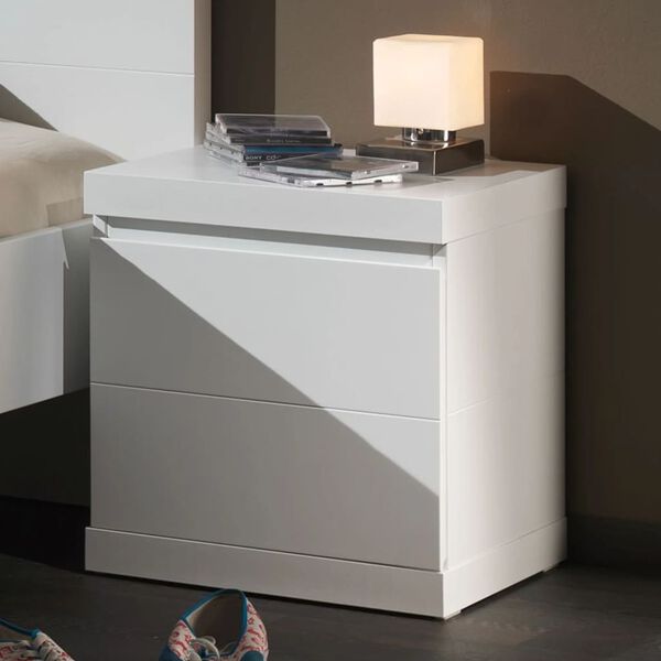 Vipack Nightstand Lara Wood White