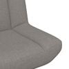 vidaXL Swivel Chair Taupe 63 x 75 x 76 cm Fabric