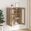 vidaXL Hanging Wall Cabinet Brown 69.5 x 34 x 90 cm Engineered wood