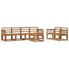 vidaXL Outdoor Sofa Set 7 pcs Natural Solid Acacia Wood