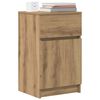 vidaXL Bedside Cabinet Artisan Oak 39x35x65 cm Engineered Wood