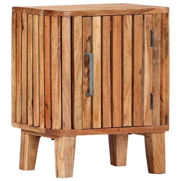 vidaXL Bedside Cabinet 40x30x50 cm Solid Acacia Wood