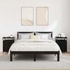 vidaXL Bedside Cabinet 2 pcs Black Oak 40 x 42 x 60cm Engineered Wood