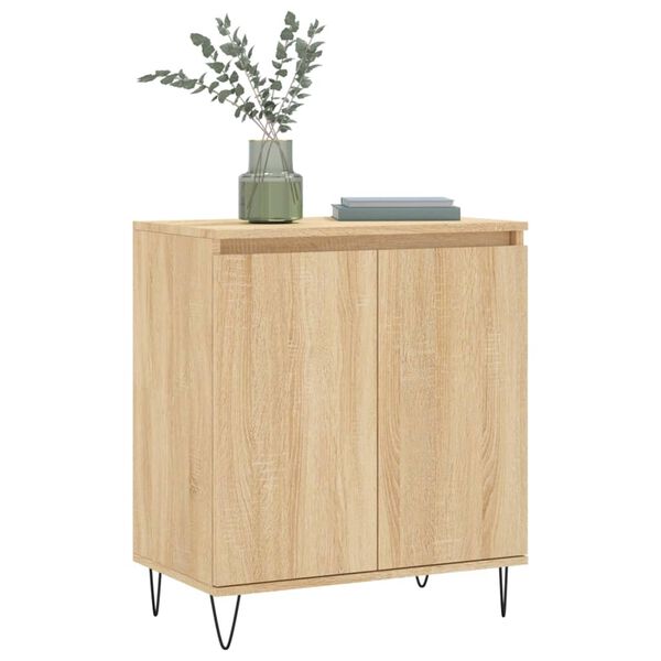 vidaXL Sideboard Sonoma Oak 60x35x70 cm Engineered Wood