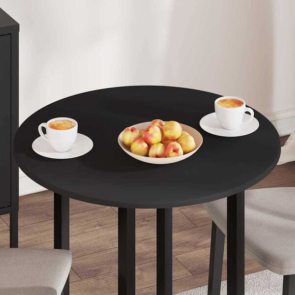 vidaXL Table Top Black 70 x 70 x 1.5 cm Engineered Wood