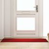vidaXL Doormat Other Red and Black 60 x 180 cm Polypropylene and vinyl