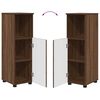 vidaXL Bathroom Cabinet with Storage Brown Oak 30 x 35 x 95 cm