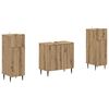 vidaXL 2 Piece Bathroom Cabinet Set ZWOLLE Artisan Oak Engineered Wood
