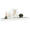vidaXL Loggia Wall Shelves 2 pcs Oak and White 60x15x4 cm MDF