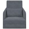 vidaXL Sofa Bed Dark Grey 65 x 80 x 83 cm Velvet