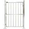 vidaXL Garden Gate 100x120 cm Stainless Steel