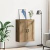 vidaXL Wall Mounted Cabinet Artisan Oak 69.5 x 34 x 90 cm