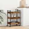 vidaXL Kitchen Trolley Old wood 50 x 30 x 70 cm Engineered Wood