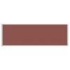 vidaXL Patio Retractable Side Awning 200x600 cm Brown