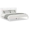 vidaXL Extra Long Bed Frame without Mattress White 200x220 cm