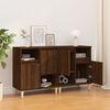 vidaXL Sideboards 2 pcs Brown Oak 60x35x70 cm Engineered Wood