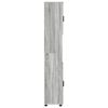 vidaXL Bathroom Cabinet with Storage Grey Sonoma 30 x 35 x 192 cm