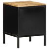 vidaXL Bedside Cabinet 2 pcs Brown and Black 30 x 30 x 40 cm