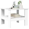 vidaXL Coffee Table White 57 x 55 x 45 cm Engineered Wood