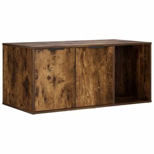 vidaXL Cat Crate Furniture Smoked Oak 100 x 49 x 45 cm Engineered Wood