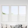 vidaXL Window Films 2 pcs Frosted Stripes Pattern PVC