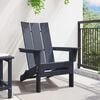 vidaXL Folding Adirondack Chair Navy Blue 80.5 x 74.5 x 92 cm HDPE