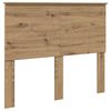 vidaXL Bed Frame with Drawer Artisan Oak 120 x 190 cm Engineered Wood
