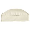 vidaXL Pallet Cushion Set 2 pcs Cream 100 x 40 x 8 cm Oxford fabric