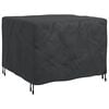 vidaXL Furniture Cover Plain Black 100 x 100 x 70 cm 420D