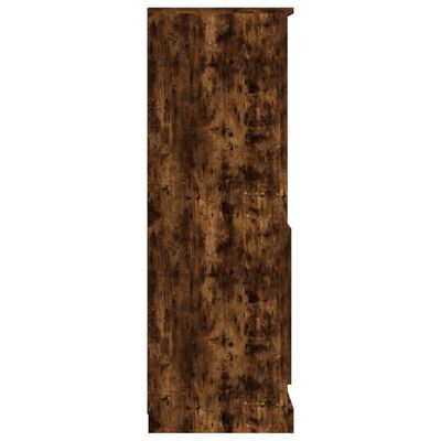 vidaXL Highboard Smoked Oak 60x35.5x103.5 cm Engineered Wood
