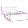 vidaXL Storage Bed with Drawer Sonoma Oak 180 x 200 cm Engineered Wood