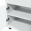vidaXL Bar Cart White 60x39.5x89 cm Engineered Wood